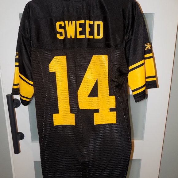 Reebok NFL Equipment Football Black Jersey #14 SWEED Size S Men's - Picture 3 of 3